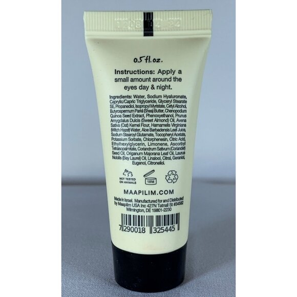 Maapilim Eye Cream With Coriander Seed & Marjoram 0.5 Fl Oz Quinoa Vitamin C NEW - Picture 4 of 6